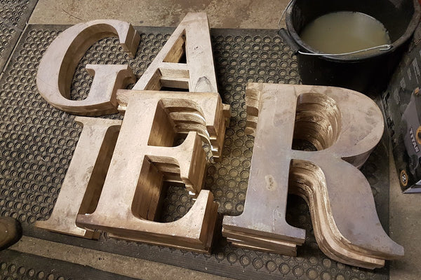 How We Created Solid Bronze Letters