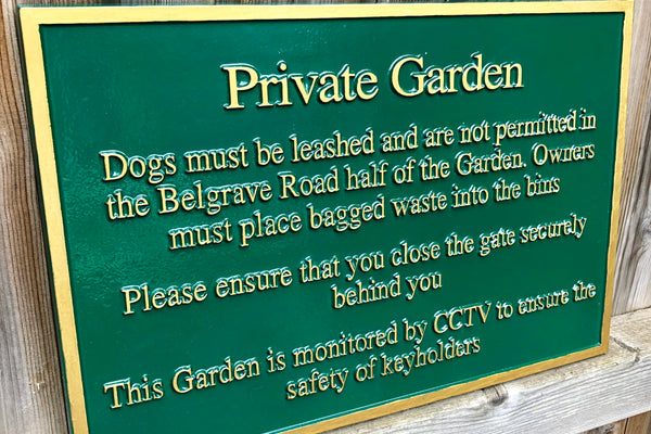 Park And Garden Plaques To Enhance Your Green Space