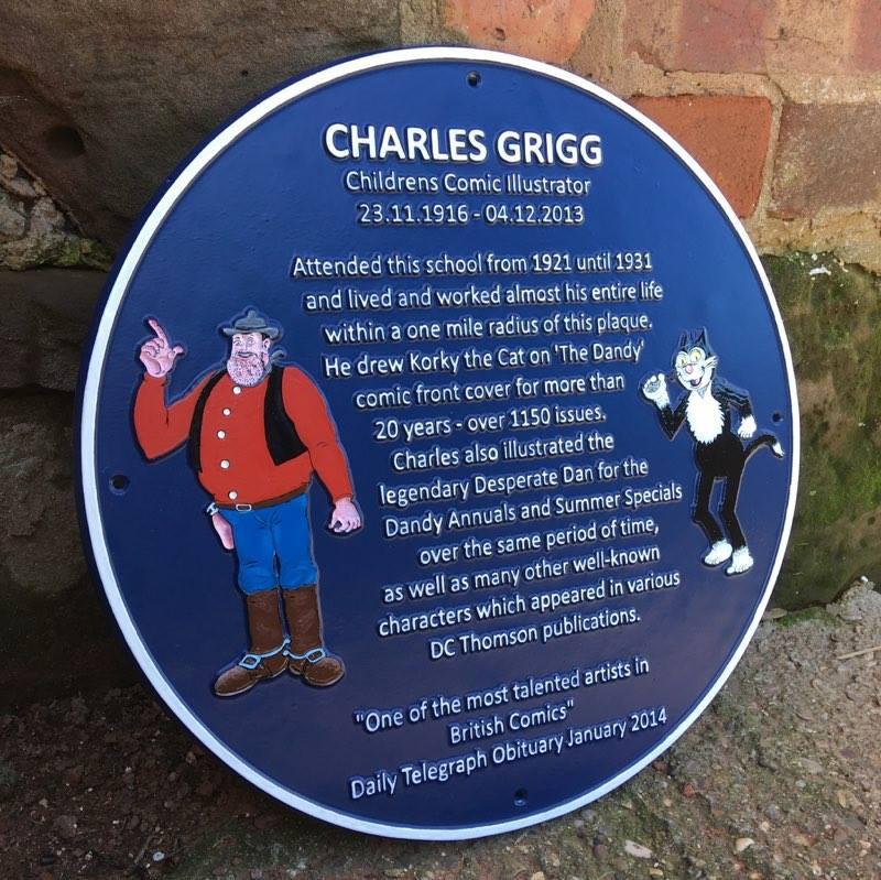 Charles Grigg Commemorative Blue Plaque-Blue Plaques-Signcast