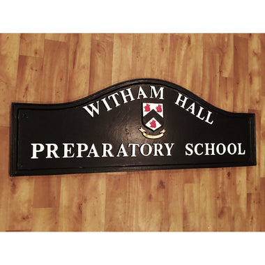 Witham Hall Preparatory School Plaque-Business Signs-Signcast