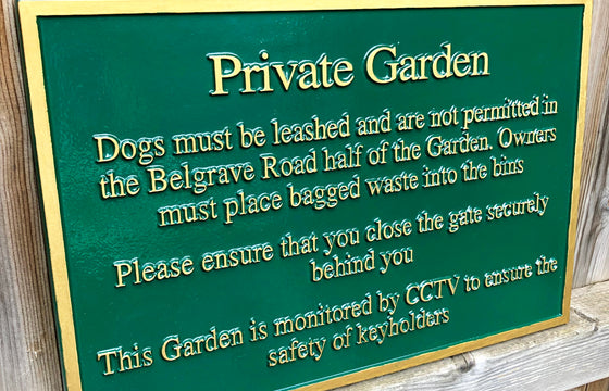 Park And Garden Plaques To Enhance Your Green Space