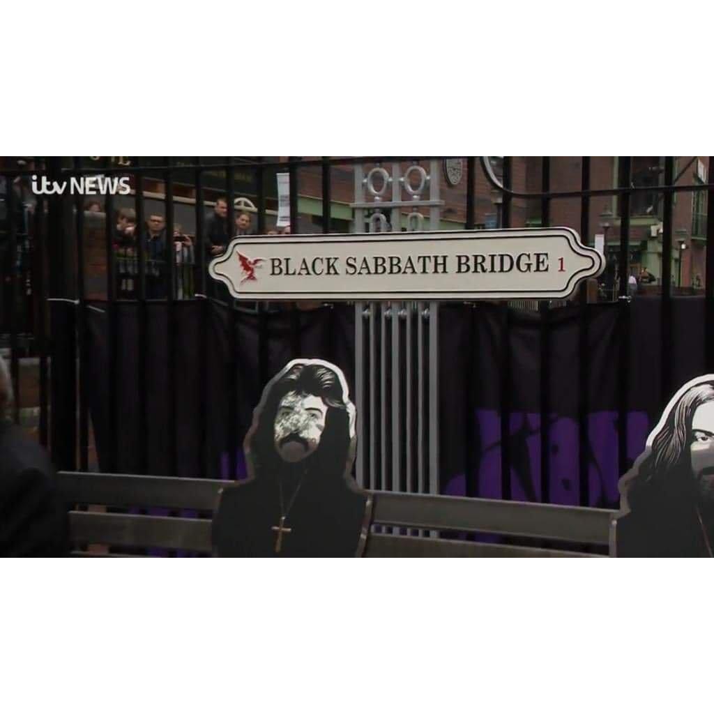 Cast Aluminium Traditional Black Sabbath Commemorative Street Sign-Cast Traditional Street Signs-Signcast