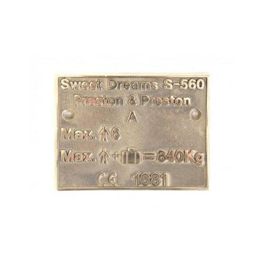 Cast Brass Boat Makers Plate-Makers Plates & Date Plaques-Signcast