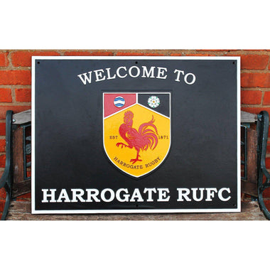 Cast Iron Rugby Club Plaque-Business Signs-Signcast