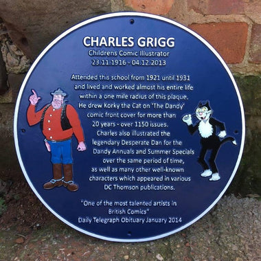 Charles Grigg Commemorative Blue Plaque-Blue Plaques-Signcast