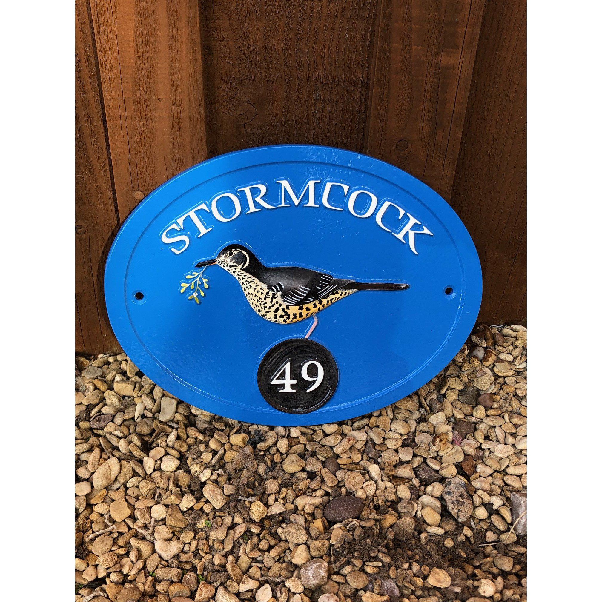 Custom Made Cast House Sign Signcast