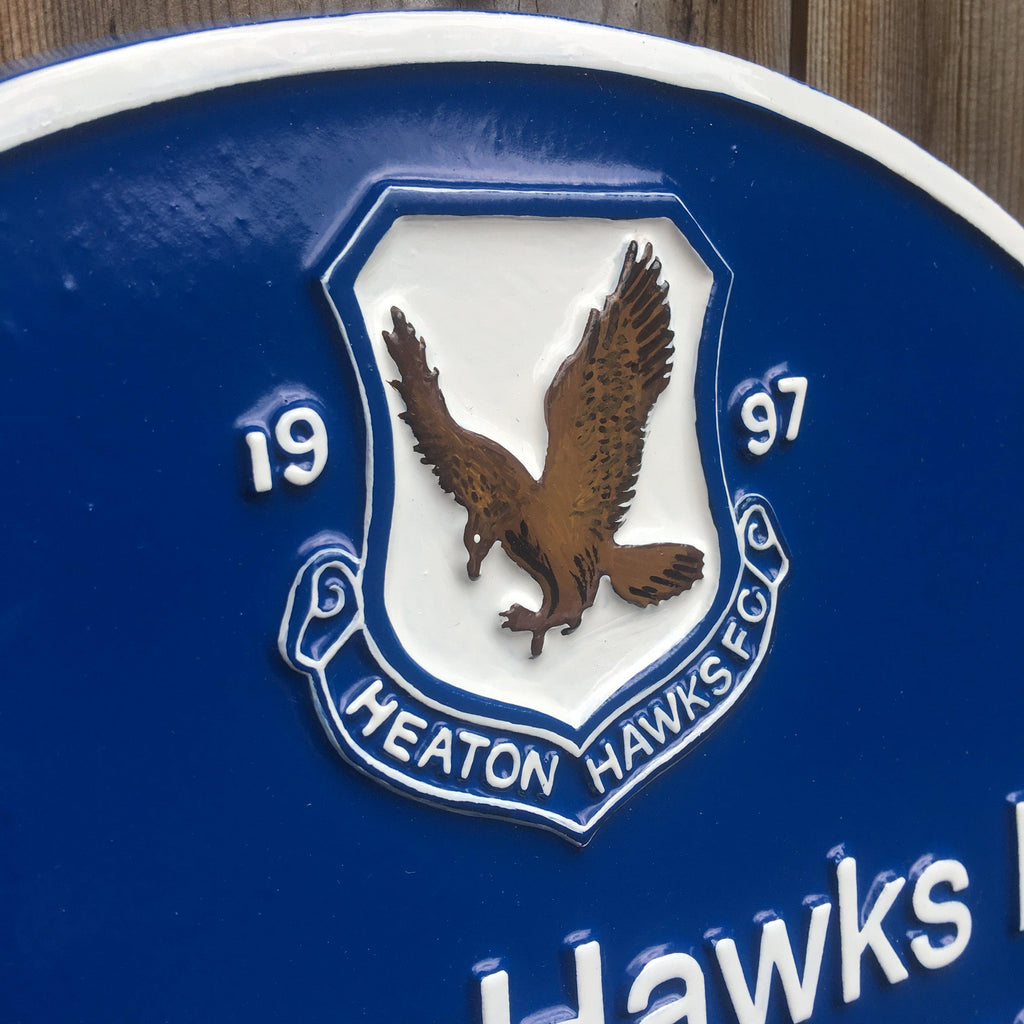 Heaton Hawkes Blue Plaque-Blue Plaques-Signcast