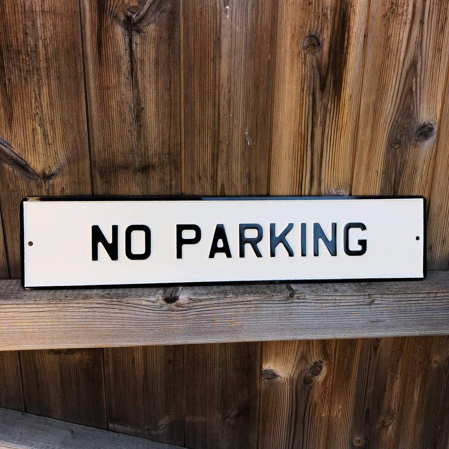 Large No Parking Sign