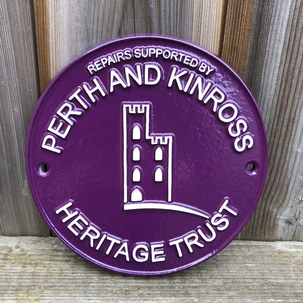 Perth And Kinross Heritage Visitor Plaque-Historical Information Plaques-Signcast