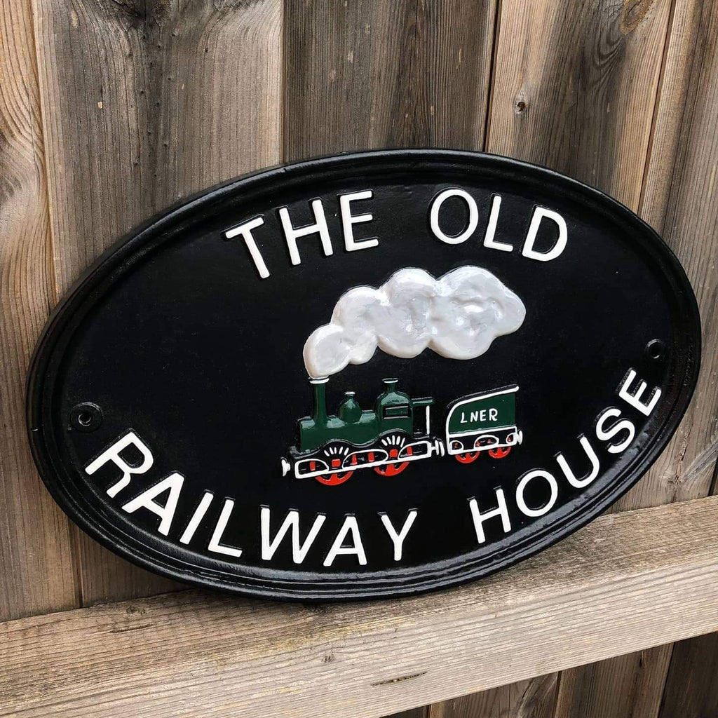 Refurbished Railway House Sign-Refurbished Signs-Signcast